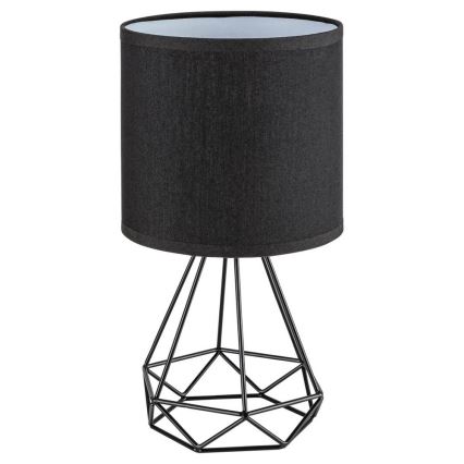Rabalux - Stalo lempa E14/40W/230V juoda