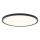Rabalux - vonios kambario LED lubinis šviestuvas LED/24W/230V 3000/4000/6000K, skersmuo 40 cm, IP44, juodas