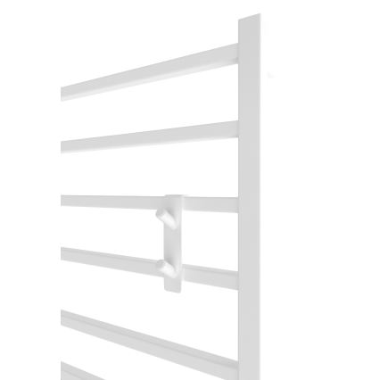 Radiatoriaus kabliukas INOX, nerūdijančio plieno / baltas