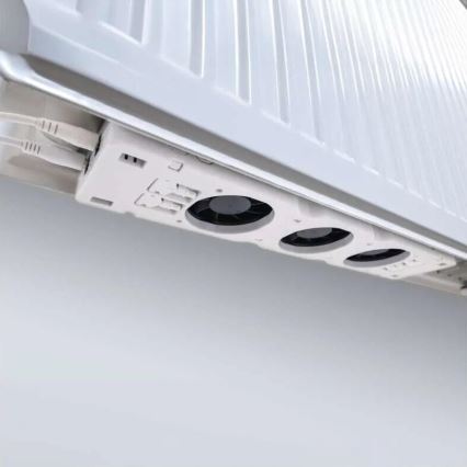 Radiatoriaus ventiliatoriaus išplėtimo komplektas 5V balta