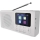 Radija DAB DAB+ FM 3W/5V/4xAA balta