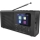Radija DAB DAB+ FM 3W/5V/4xAA juoda