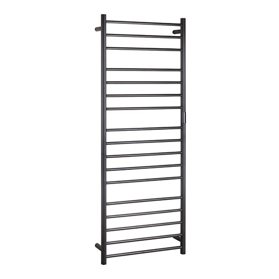 Rankšluosčių džiovintuvas 60x168 cm nerūdijančio plieno/juodas