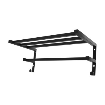 Rankšluosčių džiovintuvas ant vonios radiatoriaus HF SHEFFIELD 52x25,6 cm juodas