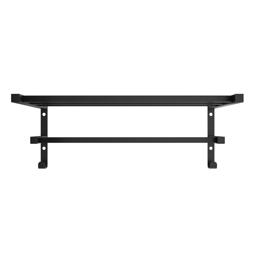 Rankšluosčių džiovintuvas ant vonios radiatoriaus HF SHEFFIELD 52x25,6 cm juodas