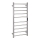 Rankšluosčių džiovyklė 45x96 cm, iš nerūdijančio plieno, sidabrinės spalvos