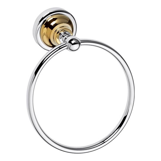 Rankšluosčių laikiklis 16x19 cm sidabrinis/auksinis