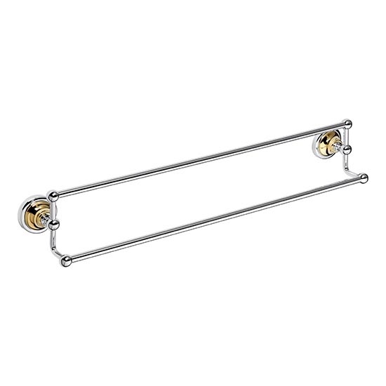 Rankšluosčių laikiklis 66,5x12,5 cm sidabrinis/auksinis