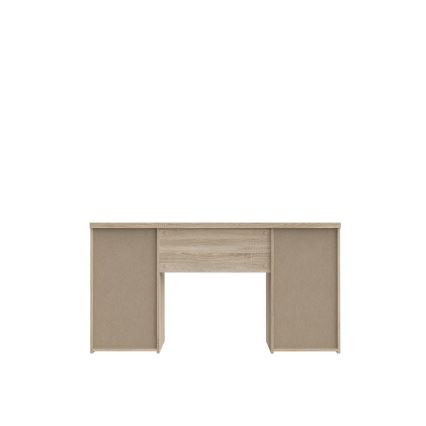 Rašomasis stalas ARENO baltas/sonoma ąžuolas