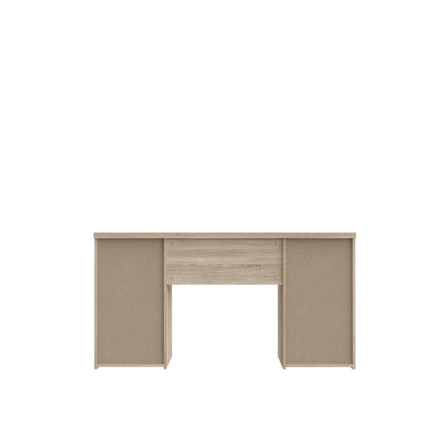 Rašomasis stalas ARENO baltas/sonoma ąžuolas