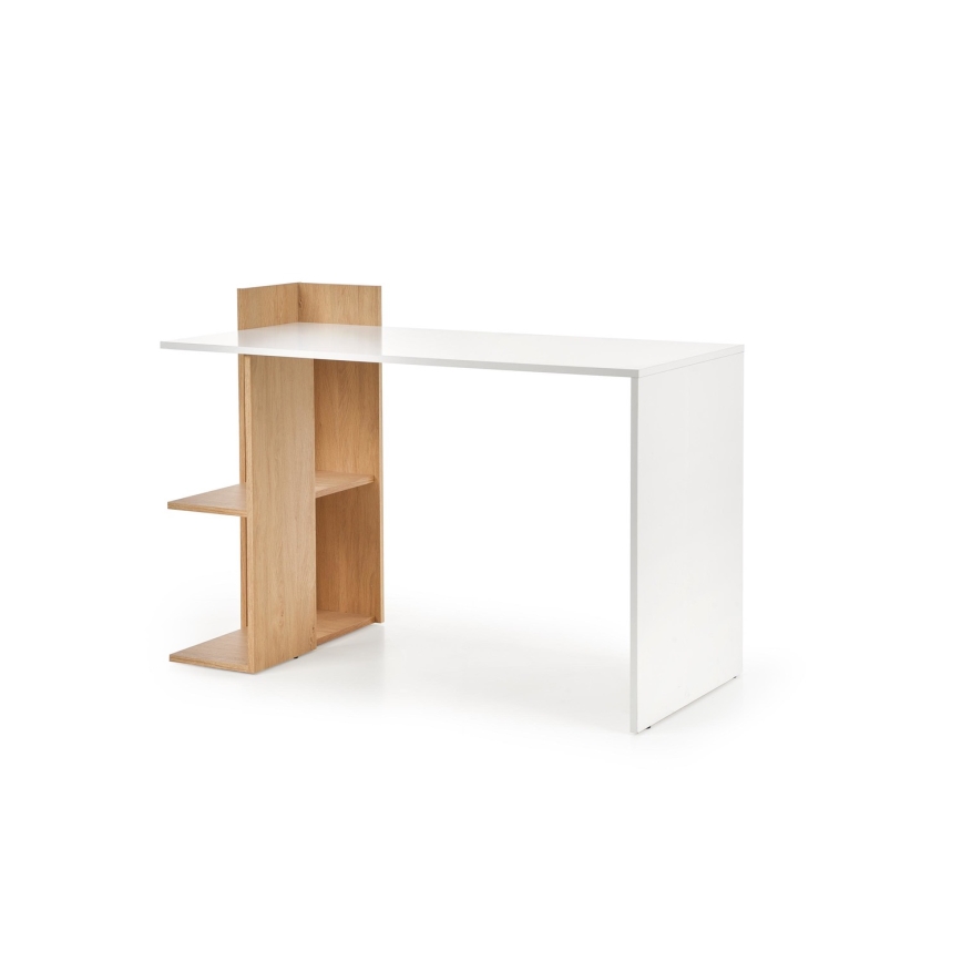 Rašomasis stalas COZYRA ąžuolas/balta