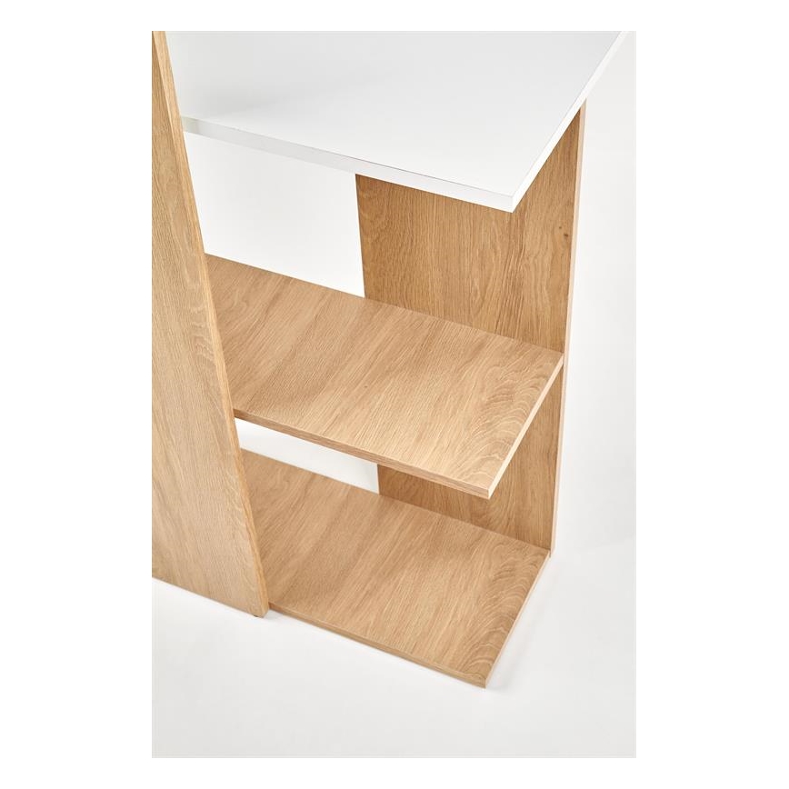 Rašomasis stalas COZYRA ąžuolas/balta