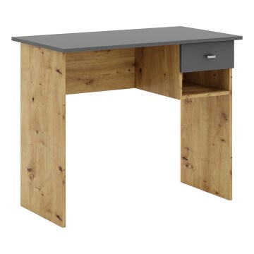 Rašomasis stalas RICO ąžuolas artisan/pilkas