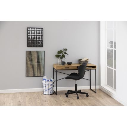 Rašomasis stalas SARON ąžuolas/juodas