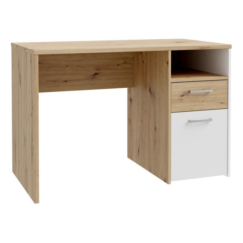 Rašomasis stalas URO ąžuolas artisan/balta