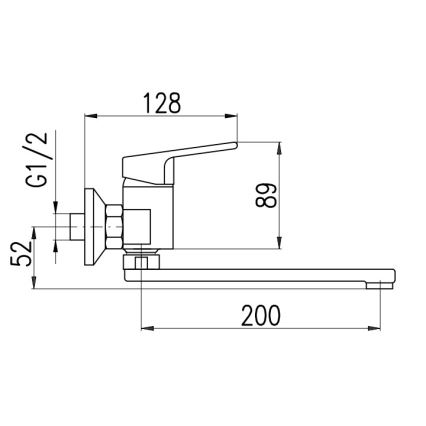 RAV Slezák CO101.5/23Z - praustuvo maišytuvas COLORADO cm, blizgus auksinis
