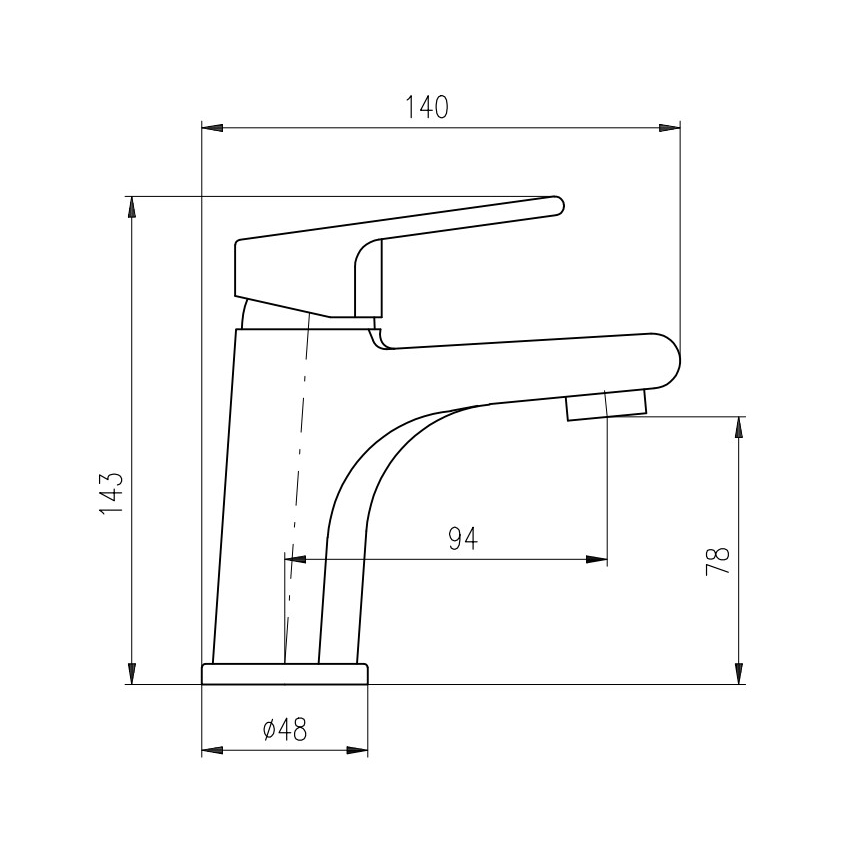 RAV Slezák CO126.0CMATZ - Praustuvo maišytuvas COLORADO 14,3 cm juodas/auksinis
