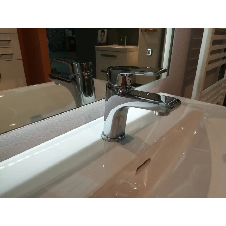 RAV Slezák CO127.0 - Praustuvo maišytuvas + nutekėjimo vožtuvas COLORADO 14,3 cm blizgus chromas