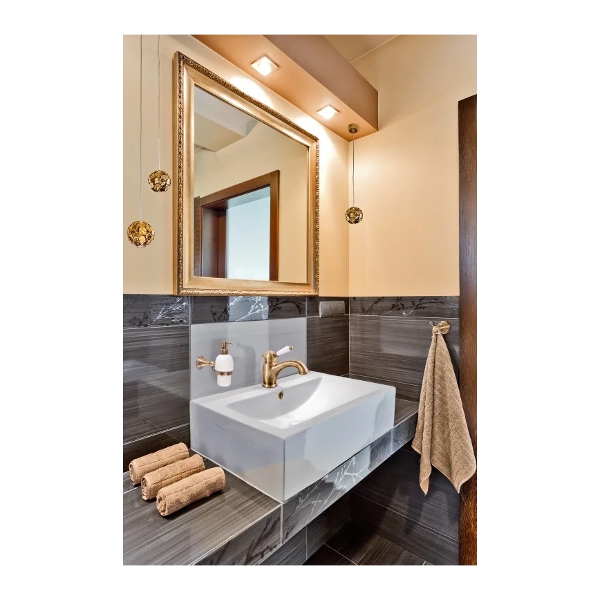 RAV Slezák L526.0SM - Praustuvo maišytuvas LABE RETRO, 15,3 cm, senovinis žalvaris