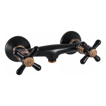 RAV Slezák MK180.5CMATSM - Dušo maišytuvas MORAVA RETRO juoda/žalvaris