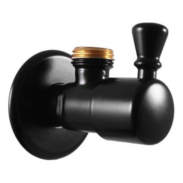 RAV Slezák RV0112CMAT - kampinis ventilis RETRO matinė juoda