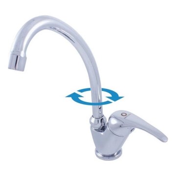 RAV Slezák SA006.0/1 - Kriauklės maišytuvas SAZAVA, 26,1 cm, blizgus chromas