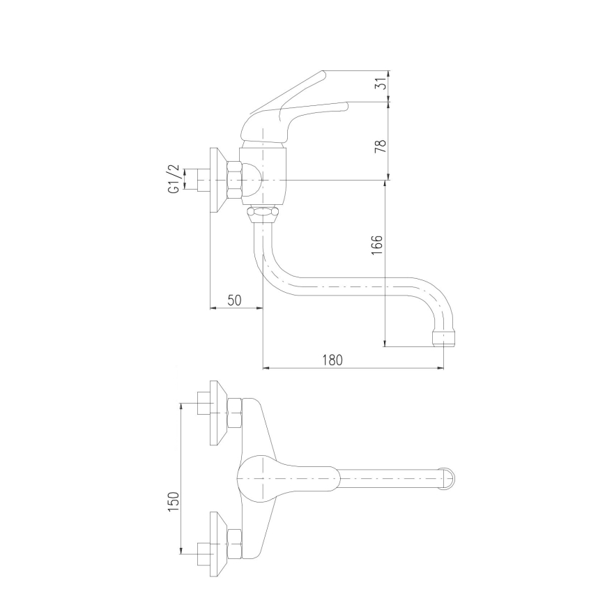 RAV Slezák SAJ001.5/21 - Praustuvo maišytuvas JUNIOR raudonas/mėlynas/geltonas