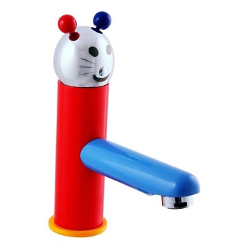 RAV Slezák SE326.0 - Praustuvo maišytuvas JUNIOR 18,2 cm raudonas/mėlynas