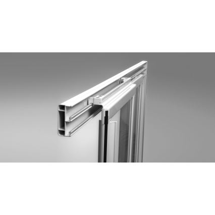 Ravak 00VG01R211 - trijų dalių dušo durys SUPERNOVA 120x198 cm baltos