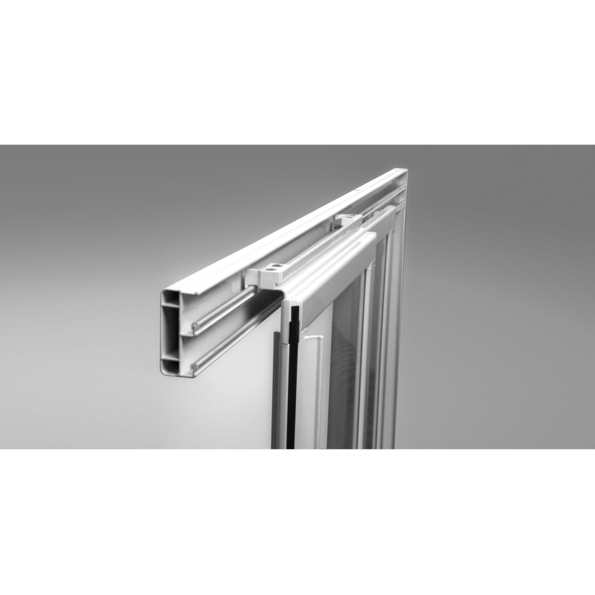 Ravak 00VG01R211 - trijų dalių dušo durys SUPERNOVA 120x198 cm baltos