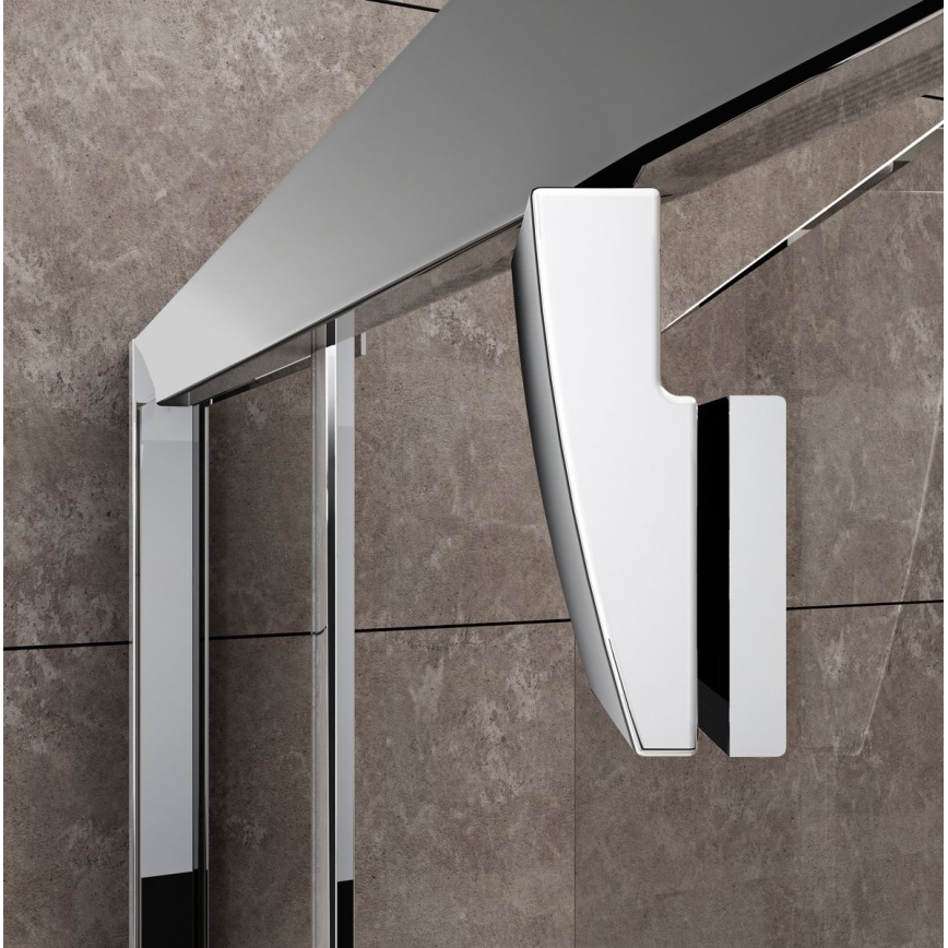 Ravak 37677U00Z1 - trijų dalių ketvirčio formos PIVOT dušo kabina 90x90 cm, satininė