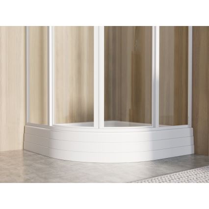 Ravak A207001120 - Ketvirčio apskritimo dušo padėklas RONDA 90x90 cm baltas