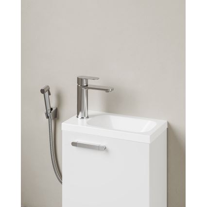 Ravak X000000538 - Vonios spintelė po praustuvu CHROME 40x50 cm balta