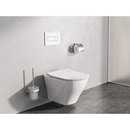 Ravak X01457 - Nuleidimo mygtukas UNI 24,7x16,5 cm baltas