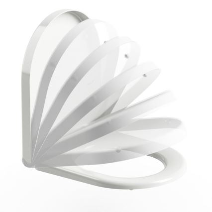 Ravak X01549 - tualeto sėdynė SoftClose UNI CHROME balta
