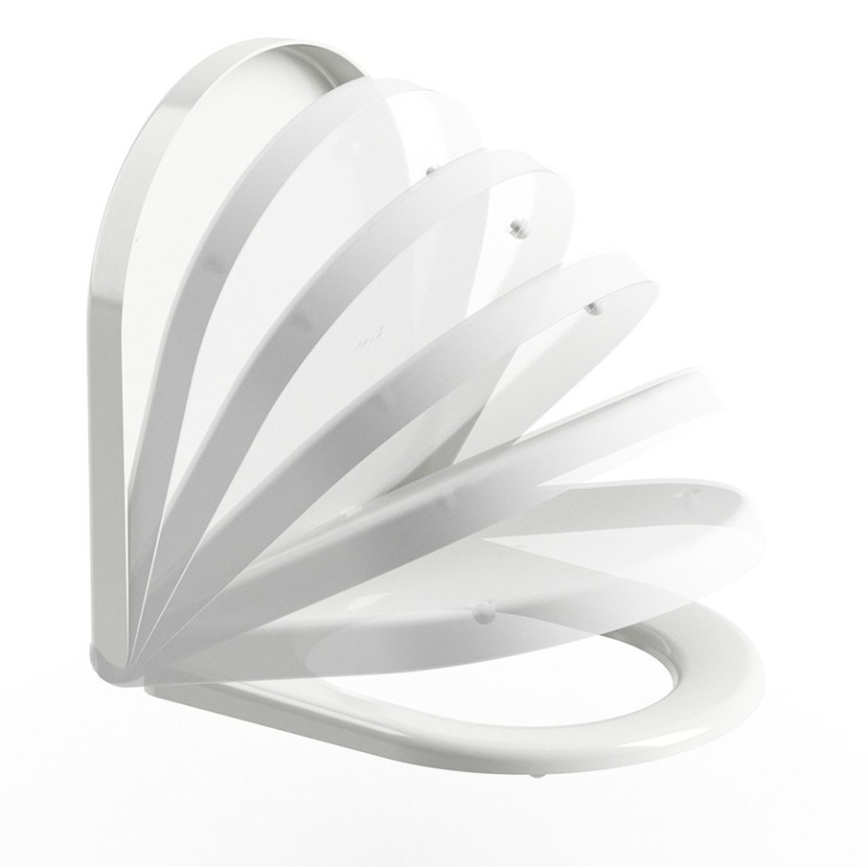 Ravak X01549 - tualeto sėdynė SoftClose UNI CHROME balta