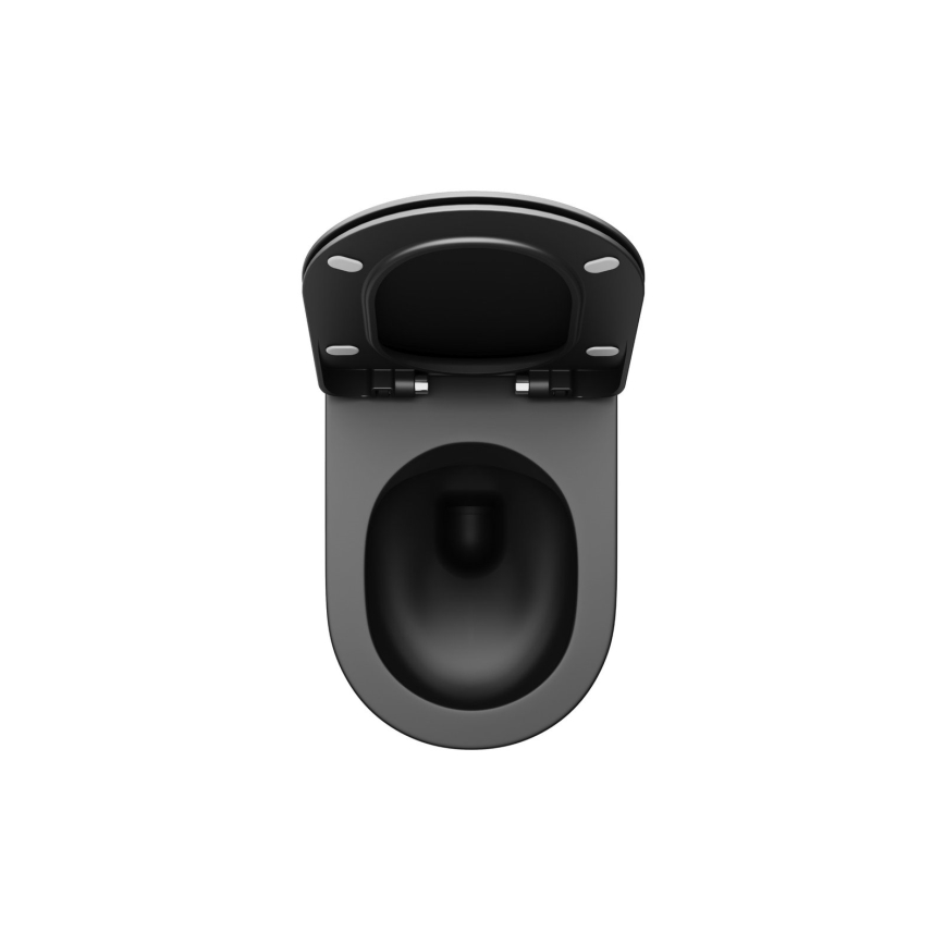 Ravak X01795 - Tualeto sėdynė SoftClose CHROME juoda