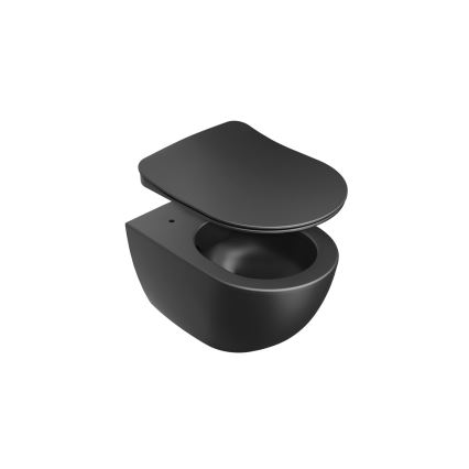 Ravak X01795 - Tualeto sėdynė SoftClose CHROME juoda