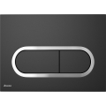 Ravak X01797 - nuleidimo mygtukas 24,7 x 16,5 cm CHROME juoda