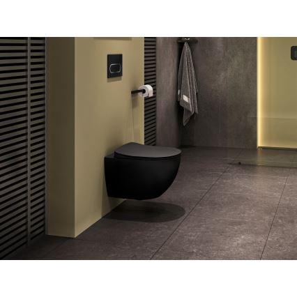 Ravak X01797 - nuleidimo mygtukas 24,7 x 16,5 cm CHROME juoda