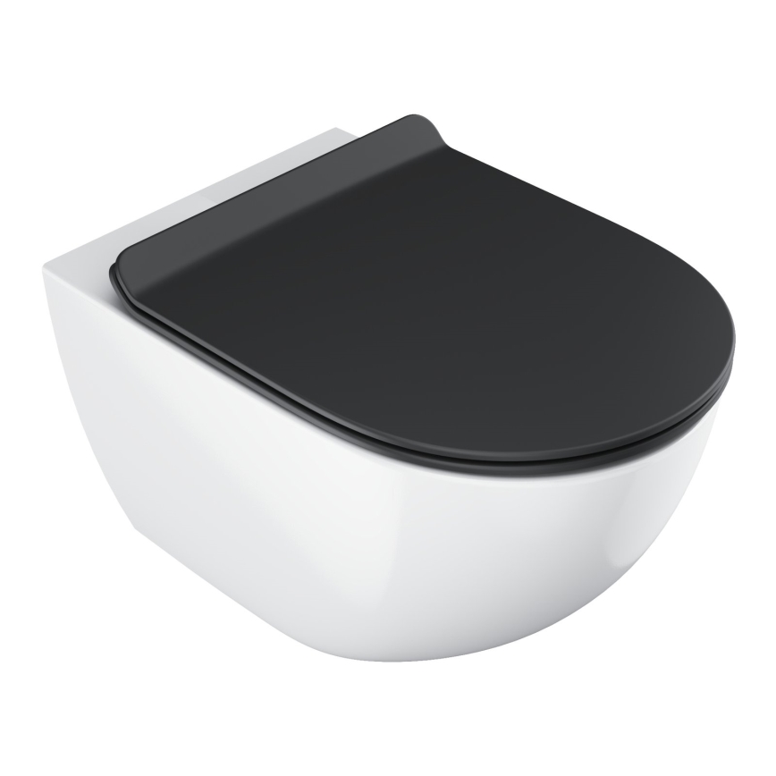 Ravak X01862 - Tualeto sėdynė SoftClose VITA SLIM juoda