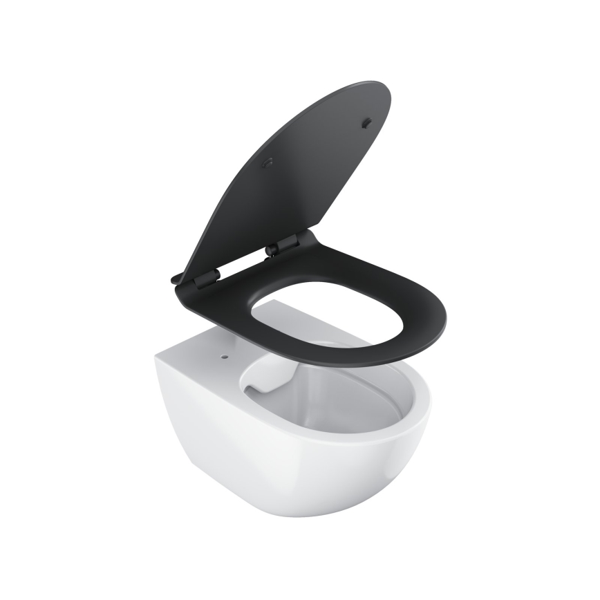 Ravak X01862 - Tualeto sėdynė SoftClose VITA SLIM juoda