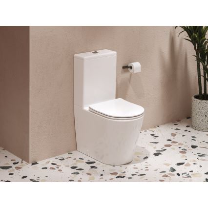 Ravak X01872 - komplektinis WC be apvado su SoftClose dangčiu ELEGANT keramika/balta