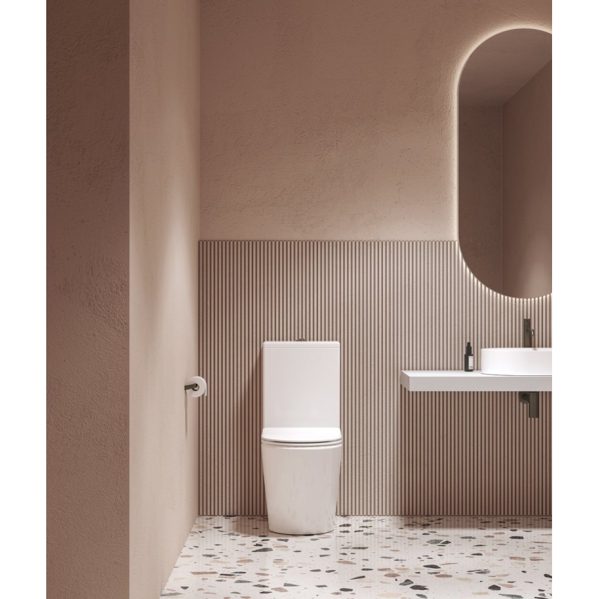 Ravak X01872 - komplektinis WC be apvado su SoftClose dangčiu ELEGANT keramika/balta