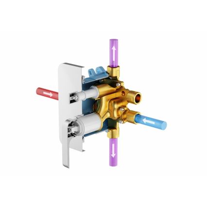 Ravak X070139 - Pagrindinis korpusas, skirtas įmontuojamiems maišytuvams R-BOX VARI 13,9x14,6 cm