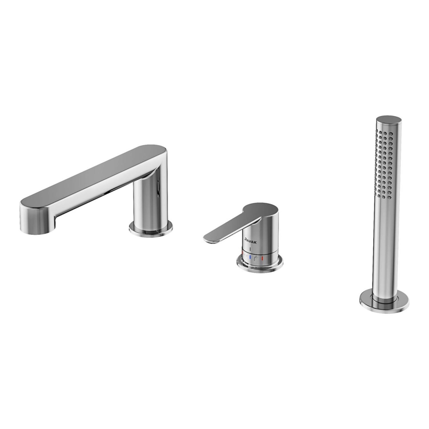 Ravak X070142 - 3 angų vonios maišytuvas PURI, blizgus chromas