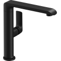 Ravak X070174 - Praustuvo/plautuvės maišytuvas FLAT 26,2 cm matinė juoda