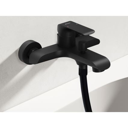 Ravak X070175 - Vonios maišytuvas FLAT matinė juoda