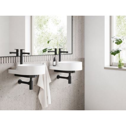 Ravak X070182 - Praustuvo maišytuvas PURI 32,2 cm juodas