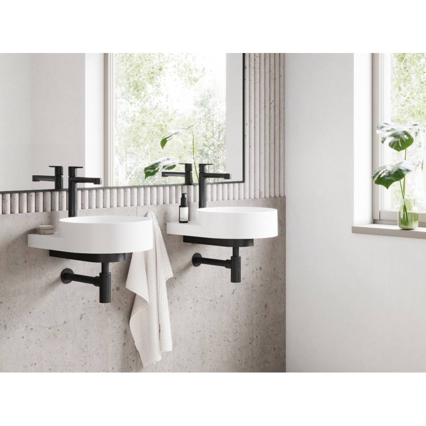 Ravak X070182 - Praustuvo maišytuvas PURI 32,2 cm juodas